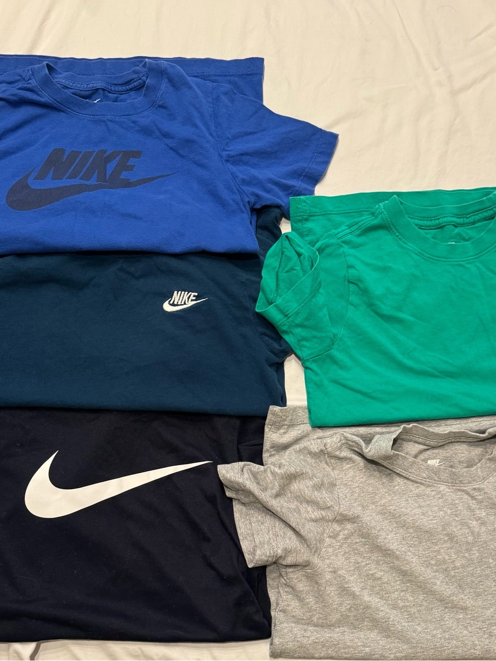 Nike T-Shirt Set - Royal Blue, Teal, Navy, Black, Gray